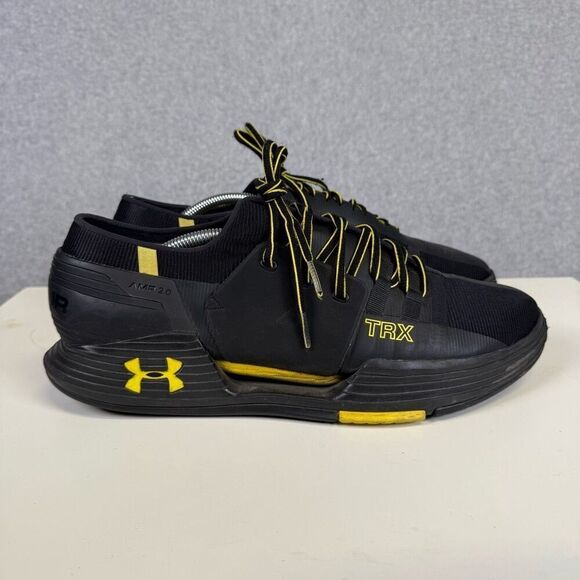 Under Armour Men\'s Size 12.5 Black Yellow TRX AMP 2.0 Athletic Shoes Sneakers main image 7